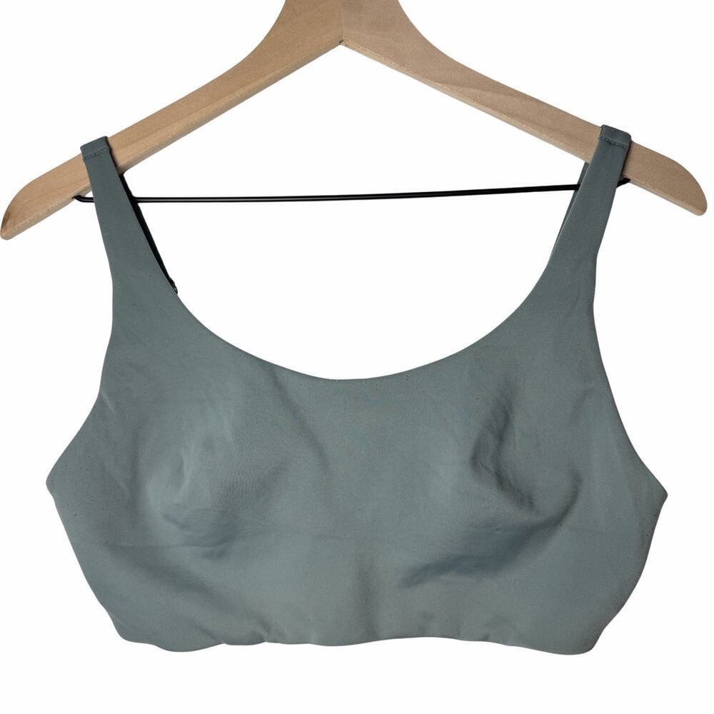 Lululemon In Alignment Straight-Strap Bra Tidewater Teal Green size 10 C/D
